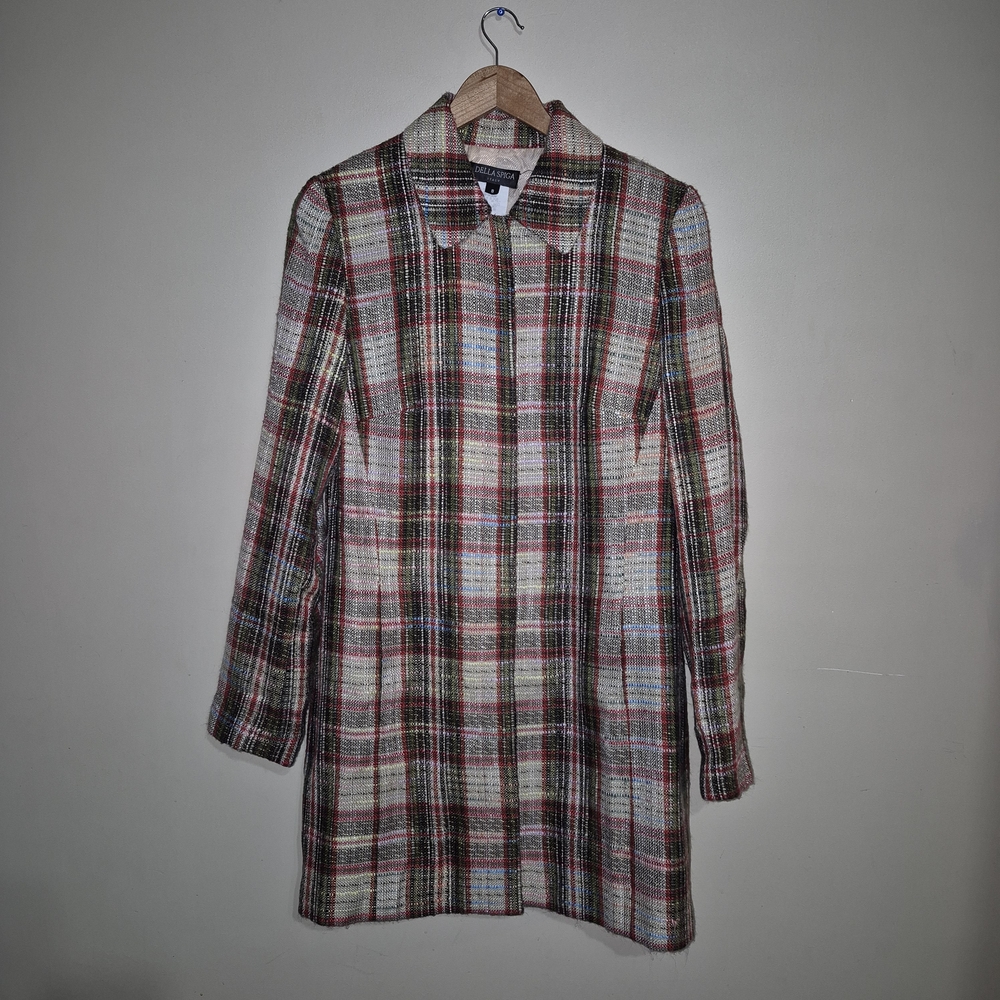 Della Spiga - Multi-Color Classic Plaid Size 8
